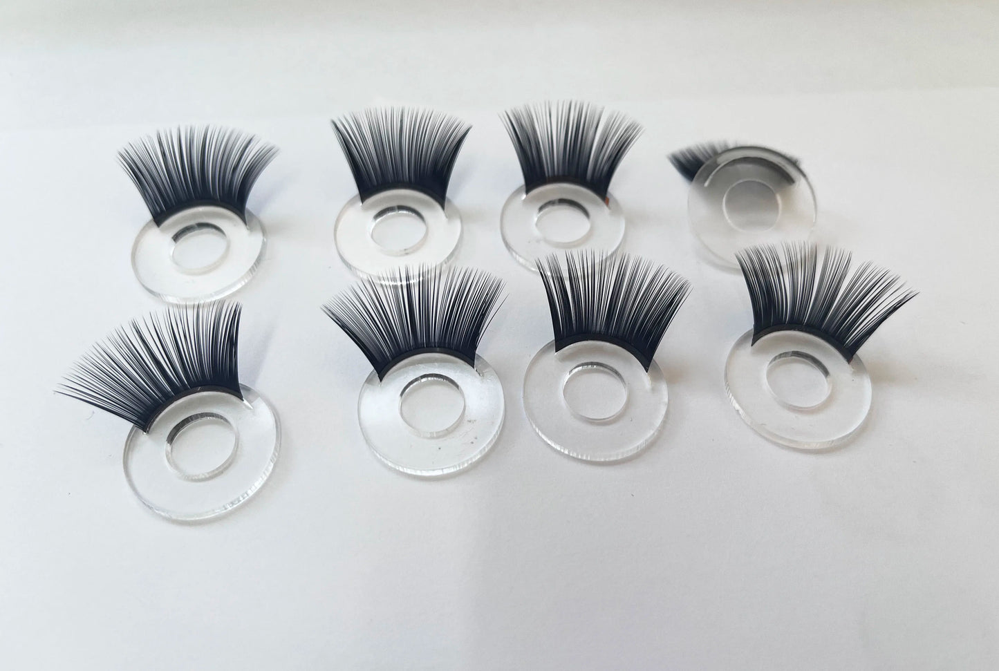 20PCs Size 12-14-16-18-20-22-26-34mm Fit 9mm-30mm Safety Eyes Doll Toy Eyelash Tray + Black Eyelashes #DIY doll toy plush amigurumi knitted toy animal craft
