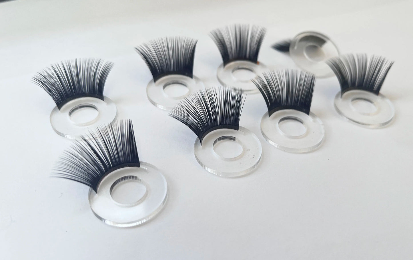 20PCs Size 12-14-16-18-20-22-26-34mm Fit 9mm-30mm Safety Eyes Doll Toy Eyelash Tray + Black Eyelashes #DIY doll toy plush amigurumi knitted toy animal craft