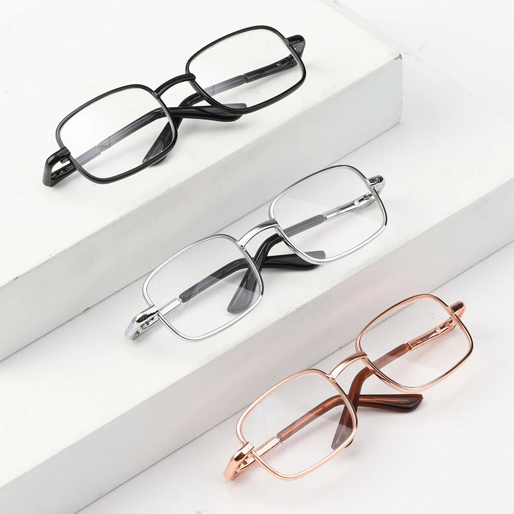 1 PC 8.5cm - Doll Fashion Rectangle Metal Frame EyeGlasses #DIY Plush Doll BJD Blyth American Girls Doll--3 color options