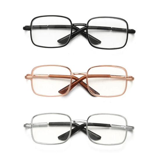 1 PC 8.5cm - Doll Fashion Rectangle Metal Frame EyeGlasses #DIY Plush Doll BJD Blyth American Girls Doll--3 color options