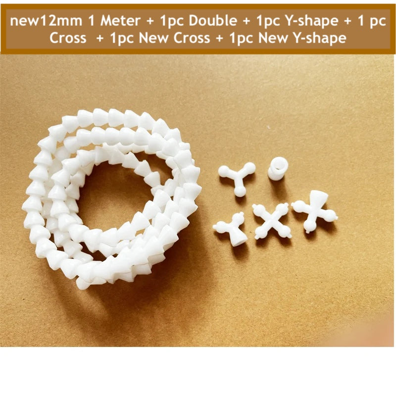 Toy Skeleton Joint diameter 7mm 9.5mm-25.5mm Length 1 Meter with Joint Connectors set for stuffed plush amigurumi making