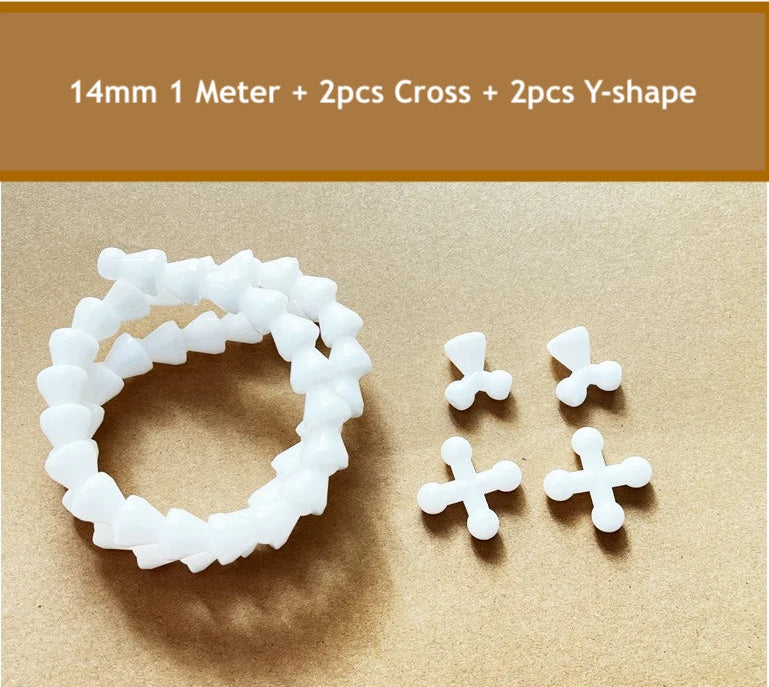 Toy Skeleton Joint diameter 7mm 9.5mm-25.5mm Length 1 Meter with Joint Connectors set for stuffed plush amigurumi making