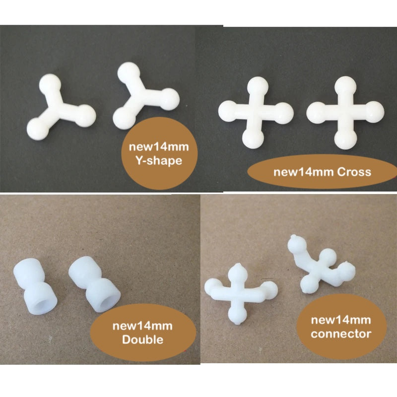 30PCs Toy Skeleton Joint Y-shape/Cross/Double connectors Fit 9.5mm/new12mm/new14mm/new16mm #DIY doll toy plush stuffed animal making