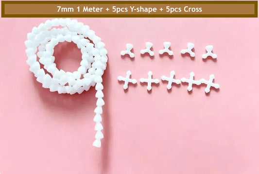 Toy Skeleton Joint diameter 7mm 9.5mm-25.5mm Length 1 Meter with Joint Connectors set for stuffed plush amigurumi making