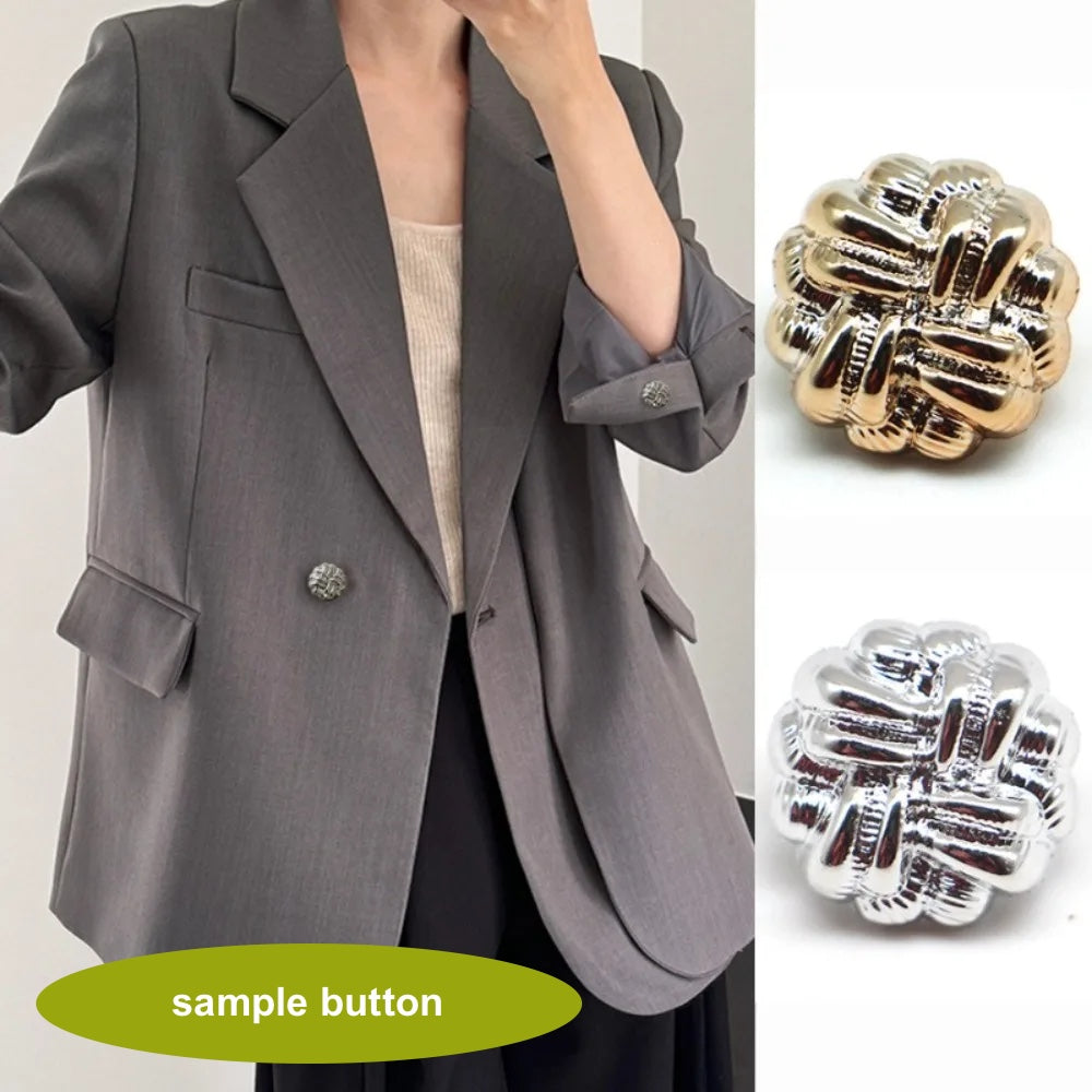 10PCs 18mm 23mm Gold Knots Silver Knots Metal Button in Shank Style