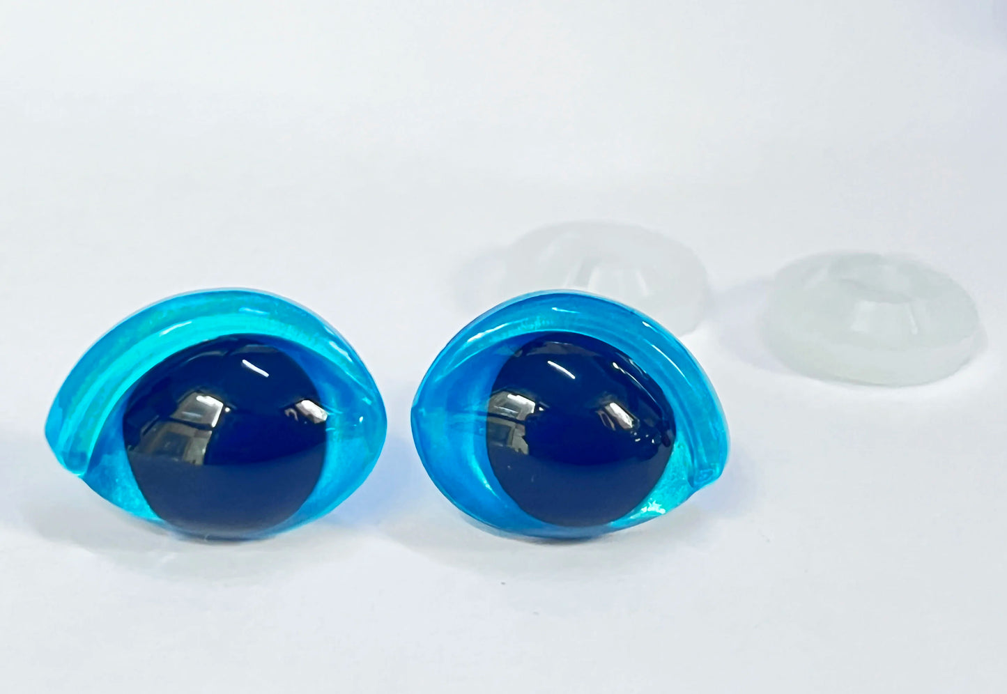 16x21mm Colourful Oval Shape Safety Eyes Painted Eye with washers for plush amigurumi, 40PCs