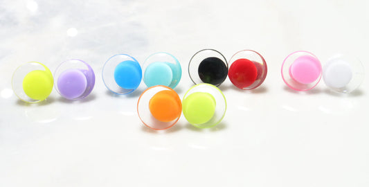 20PCs 25mm 30mm Mix Colour Pupil Eyes Set Cartoon Funny Style 3D Safety Eyes + Washer #Clear 3D Colour Pupil Eyes #DIY amigurumi plush toy doll making