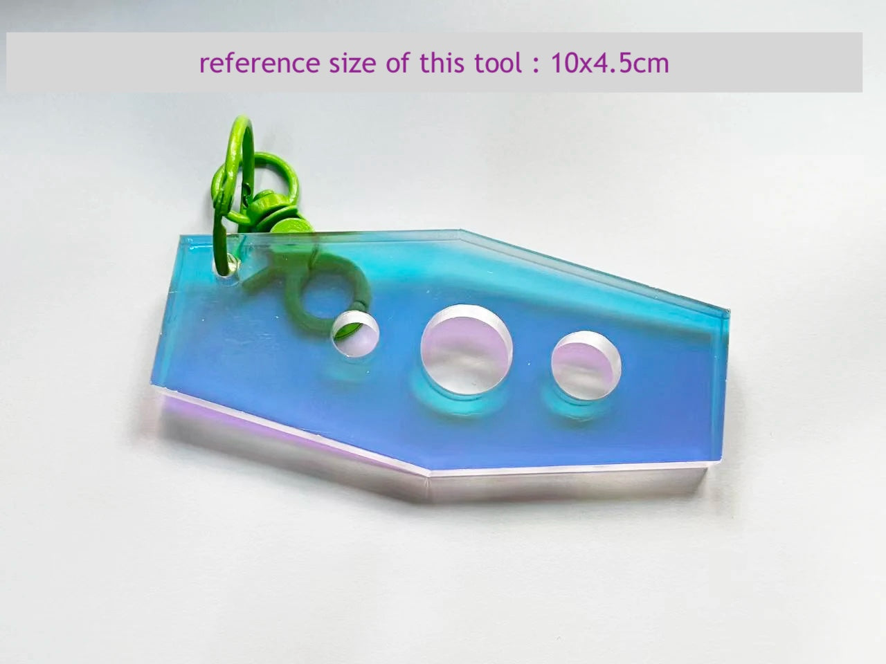 10x4.5cm Safety Eyes and Washer installation plastic tool for DIY doll plush amigurumi making, 5PCs