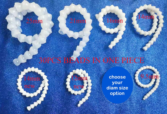 Diam 9.5mm 14mm 16mm new12mm new14mm 21mm 25mm 30PCs/string - Plush Toy Moveable Toy Skeleton Toy Joint for DIY doll making