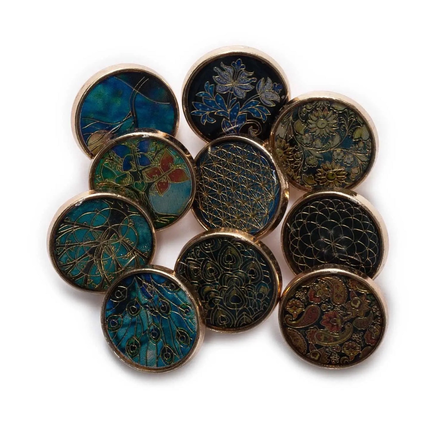 18mm 5PCs Retro Style Metal Shank Button - DIY sewing/crochet/knitted/scrapbooking/clothing/needlework/suit/jacket