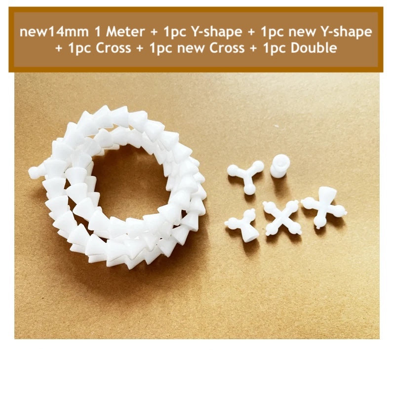 Toy Skeleton Joint diameter 7mm 9.5mm-25.5mm Length 1 Meter with Joint Connectors set for stuffed plush amigurumi making