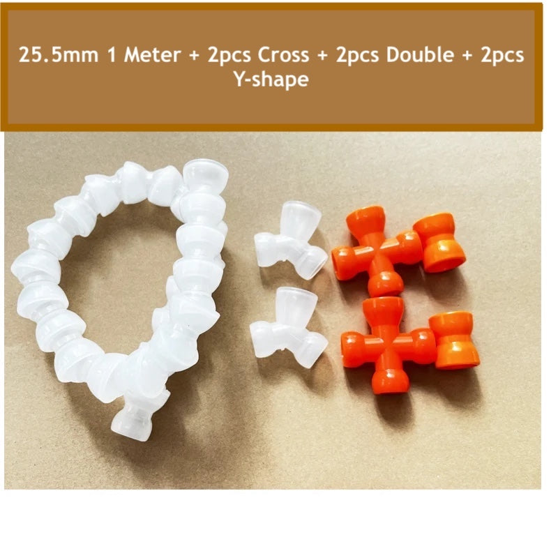 Toy Skeleton Joint diameter 7mm 9.5mm-25.5mm Length 1 Meter with Joint Connectors set for stuffed plush amigurumi making