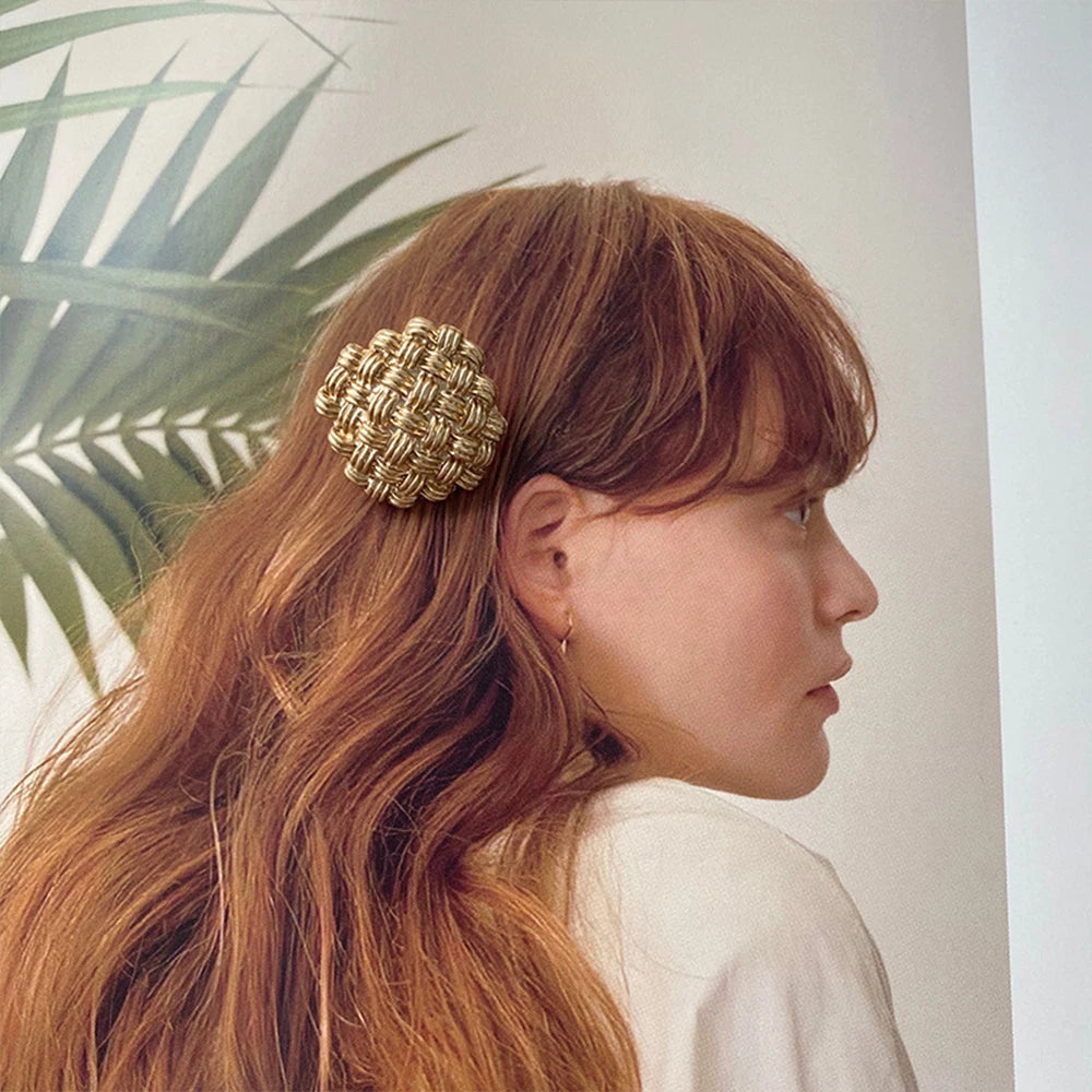 Grid Gold Metal Shank Sewing Button, 20mm-30mm, 10PCs