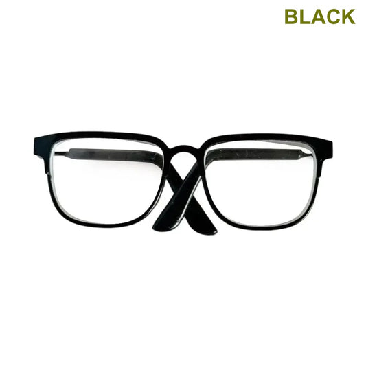1 Piece 6.5cm Doll Fashion Square Metal Frame Eyeglasses in Gold/Silver/Black #DIY Plush Doll American Girls Doll Glasses - 3 colours option