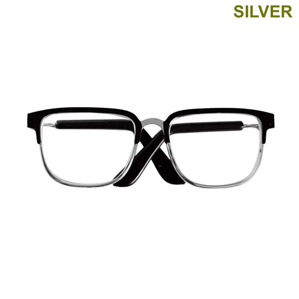 1 Piece 6.5cm Doll Fashion Square Metal Frame Eyeglasses in Gold/Silver/Black #DIY Plush Doll American Girls Doll Glasses - 3 colours option