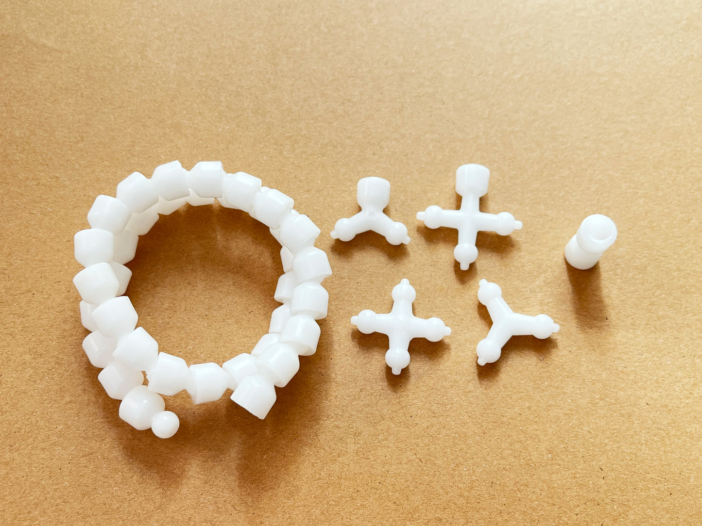 Toy Skeleton Joint diameter 7mm 9.5mm-25.5mm Length 1 Meter with Joint Connectors set for stuffed plush amigurumi making