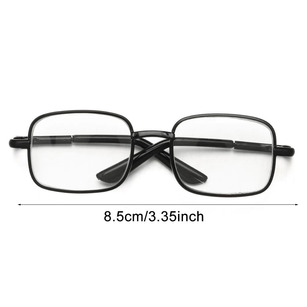 1 PC 8.5cm - Doll Fashion Rectangle Metal Frame EyeGlasses #DIY Plush Doll BJD Blyth American Girls Doll--3 color options