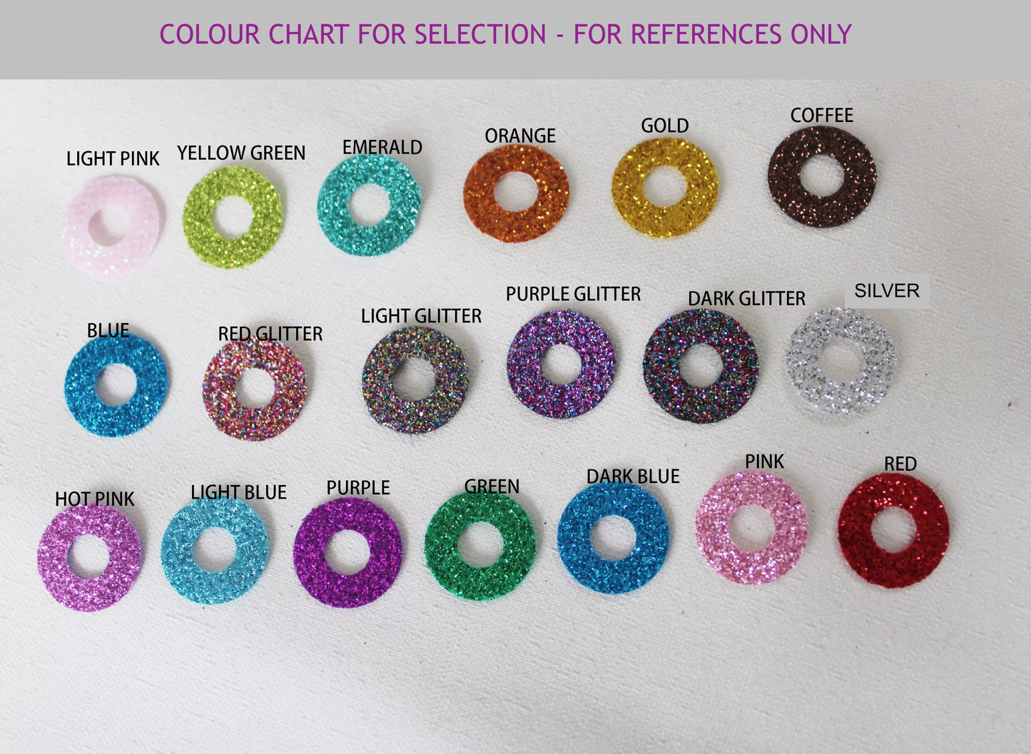 10Pairs Size 14mm-20mm Cartoon 3D Glitter Funny Style Safety Eyes with White Pupil Eyes, Glitter Colour & Washer #DIY amigurumi plush making