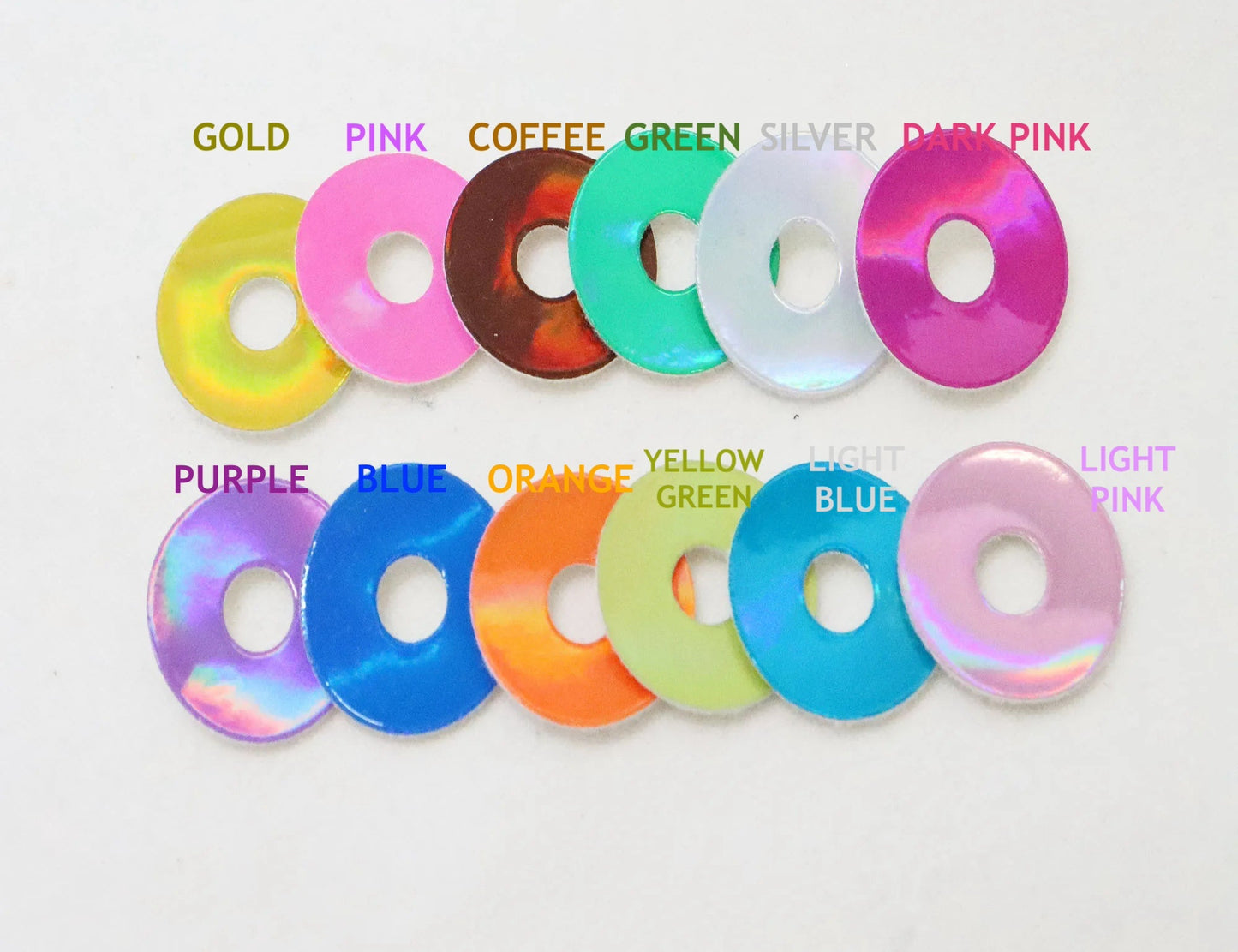 10Pairs Size 14-35mm Cartoon 3D Round Funny Toy Safety Eyes with Glitter Colour and White Pupil Eyes & Washer #DIY amigurumi plush stuffed making