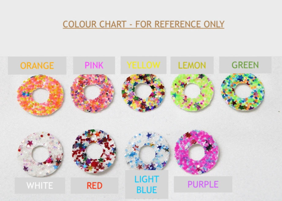 10Pairs Size 14mm-35mm Cartoon 3D Glitter Funny Style Safety Eyes with White Pupil Eyes, Glitter Colour & Washer #DIY amigurumi plush making