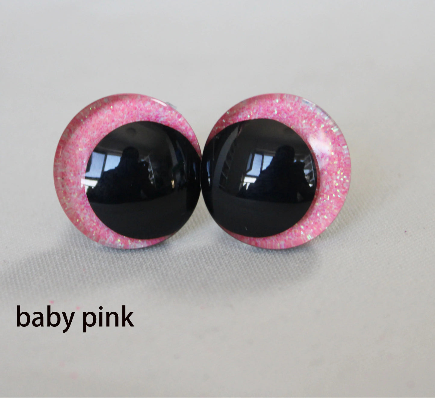 10Pairs Size 14mm 16mm 18mm 23mm 28mm Cartoon Round Glitter Funny Style Safety Eyes and washer #DIY doll animal plushies stuffed amigurumi making