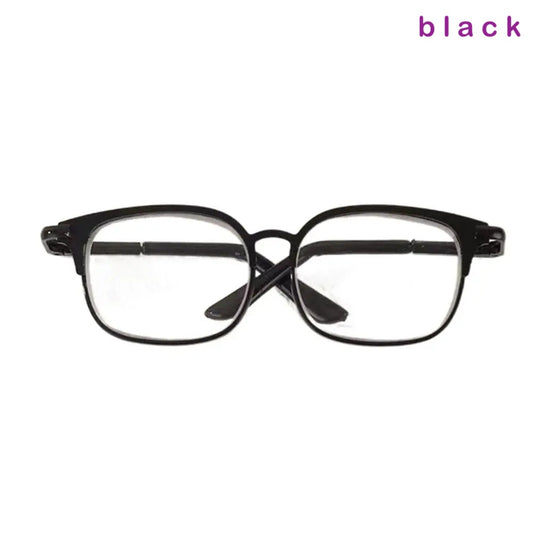 1 Piece 8.5cm Doll Fashion Square with Side Curve Metal Frame Eyeglasses in #DIY Plush Doll BJD Blyth American Girls Doll - 3 colours option