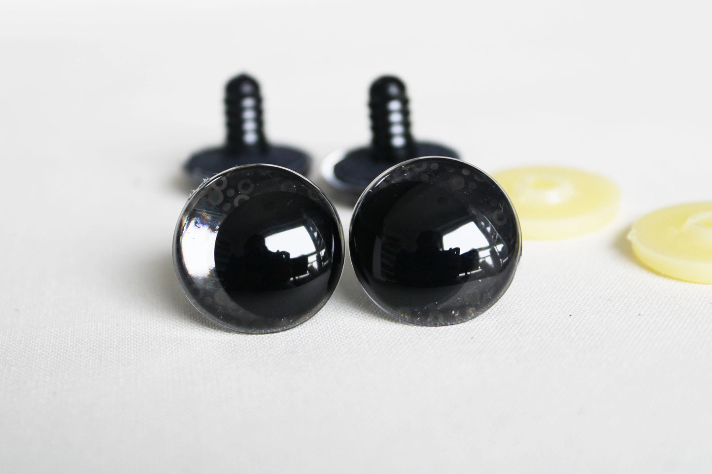 10Pairs Size 12mm 14mm 16mm 18mm 20mm 23mm 28mm Cartoon Round Glitter Plush Funny Style Safety Eyes and washer #DIY amigurumi plush stuffed making