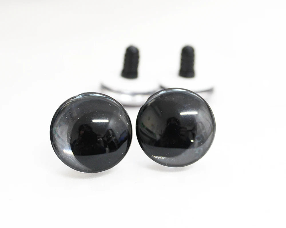 10Pairs Size 12-14-16-18-20-25-35-40mm Cartoon 3D Glitter Funny Toy Safety Eyes with glitter colour & washer #DIY Amigurumi Plush Stuffed making