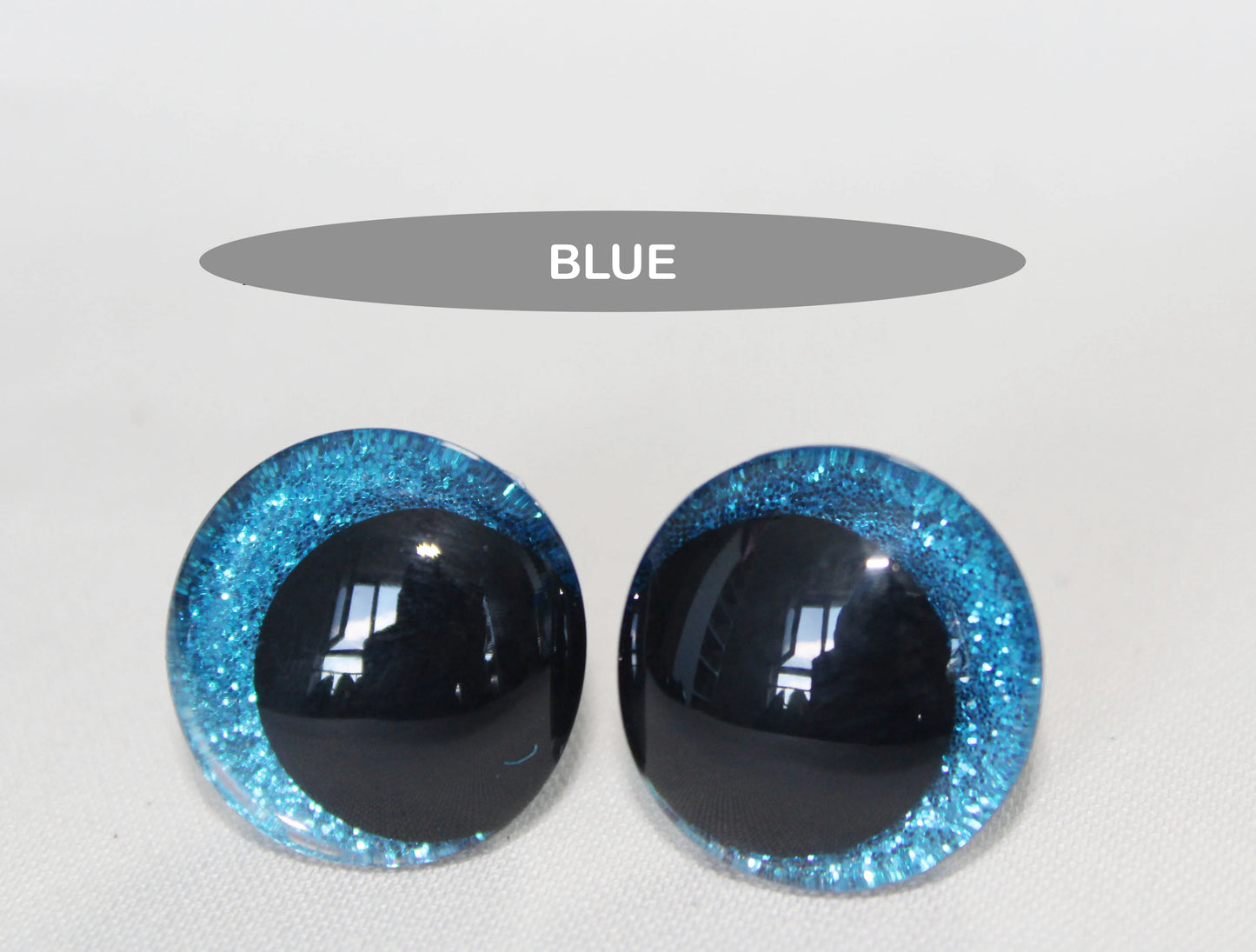 10Pairs Size 25mm 30mm 35mm 40mm Cartoon 3D Glitter Plush Funny Safety Eyes with washer and glitter colours #DIY Amigurumi Plush making