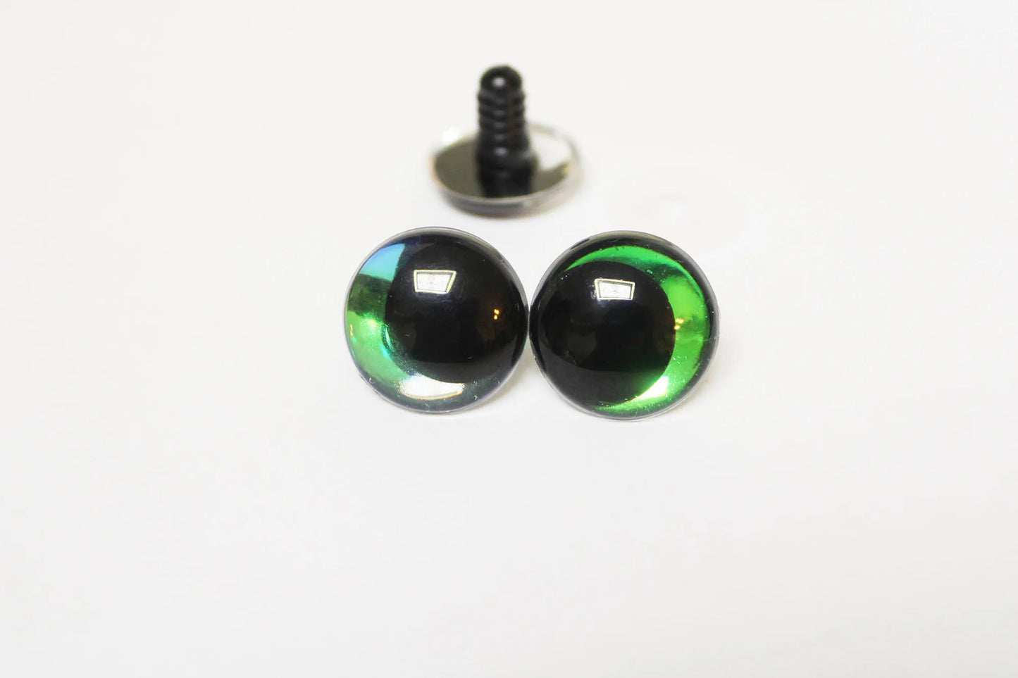 5Pairs 12-14-16-18-20-23-28mm Funny Style Iridescent Colour Round Safety Eyes with Glitter Colour and Washer #Plushies Amigurumi Stuffed making