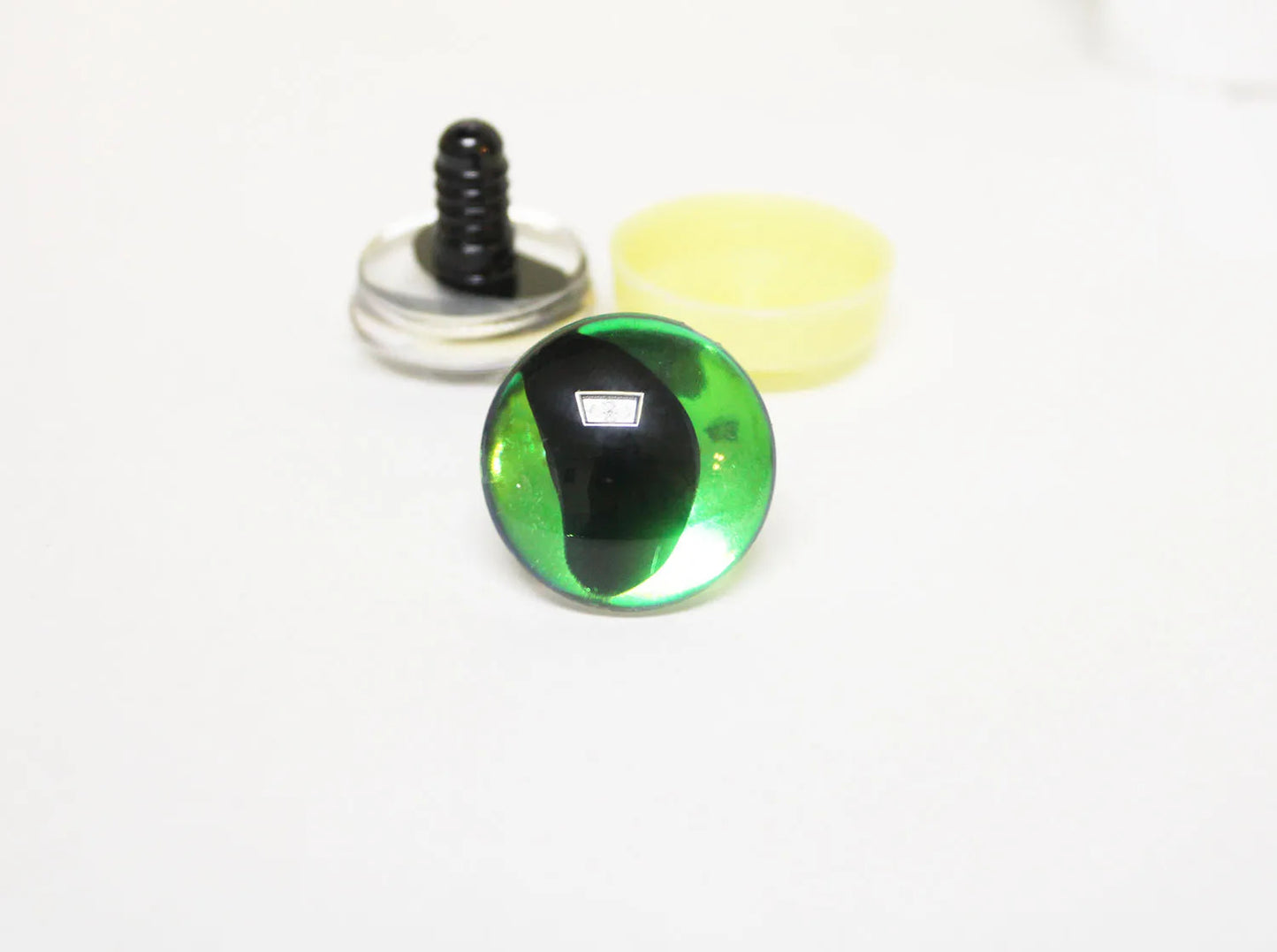 20PCs Size 16-18-20-25-30mm 3D Clear Safety Eyes with Black Pupil Funny Moon Eyes+Glitter Colour & Washer #DIY amigurumi plush stuffed doll toy making