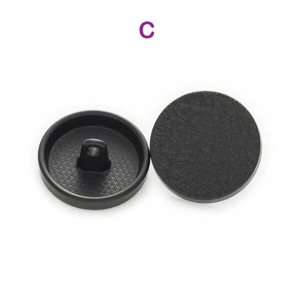 5PCs 15mm 18mm 20mm 23mm 25mm Round Metal Shank Button 4 Colours Style