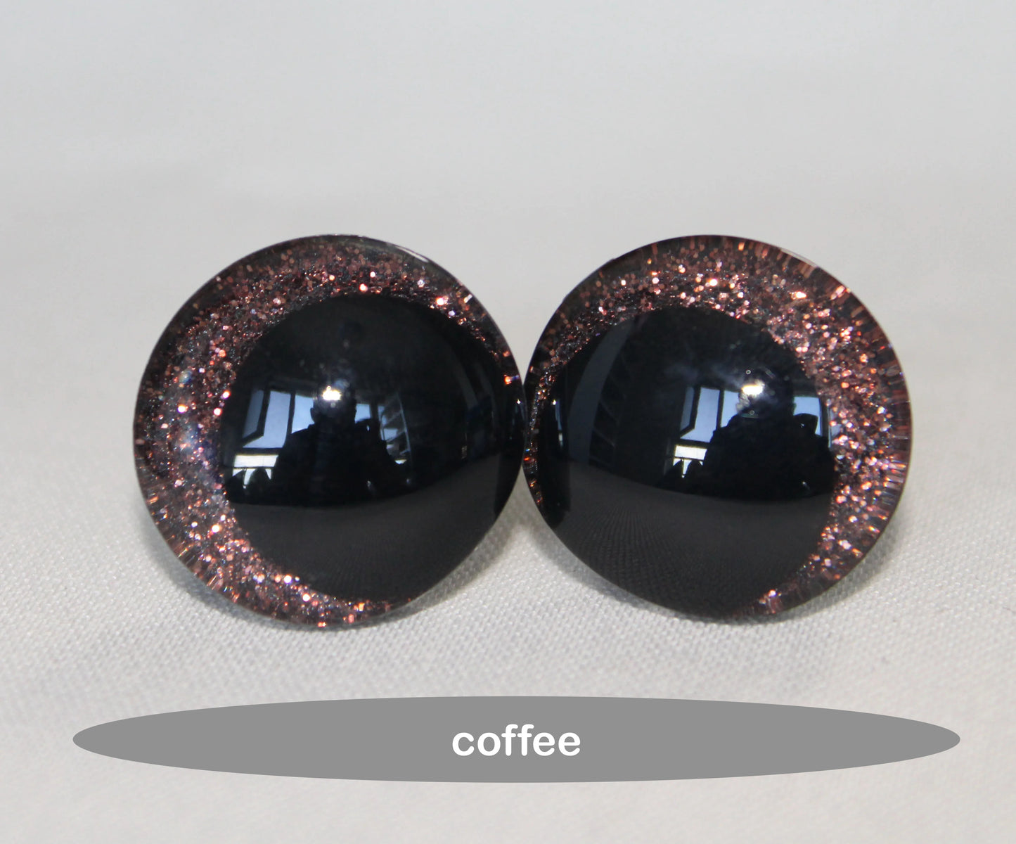 10Pairs Size 25mm 30mm 35mm 40mm Cartoon 3D Glitter Plush Funny Safety Eyes with washer and glitter colours #DIY Amigurumi Plush making