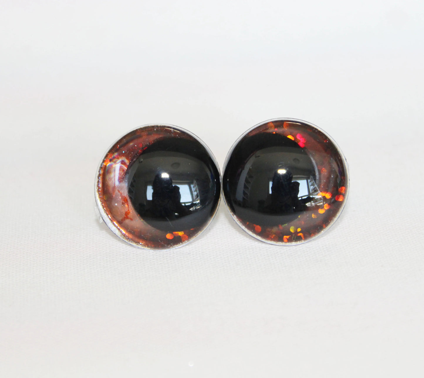 10Pairs Size 12/14/16/18/20/23/28mm Cartoon Round Safety Eyes with washer and glitter colours #DIY amigurumi plush making