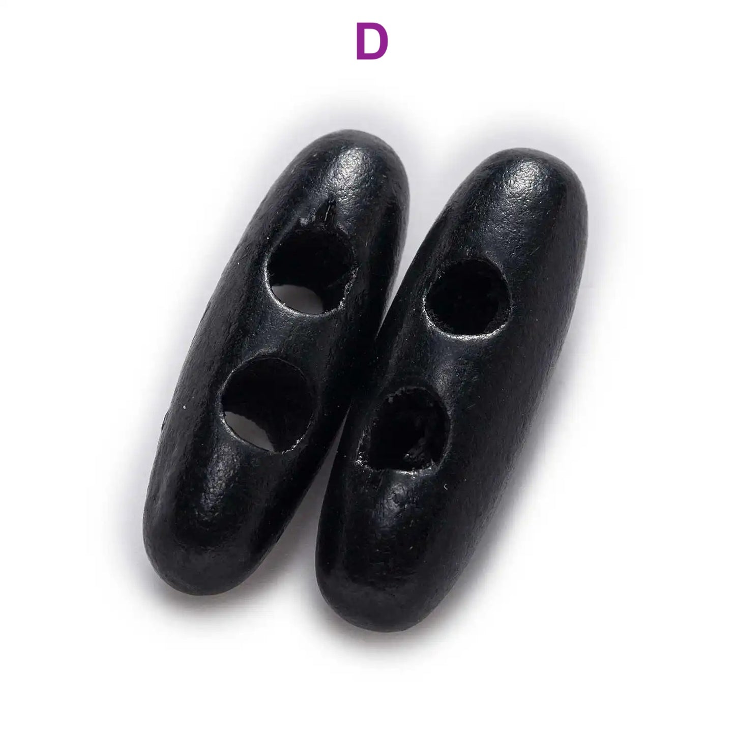 30/35/40/45/50/55/60mm - 10pcs Oval shape wooden toggle button #sewing/needlework/decorative/clothing-jacket/blazer/overcoat