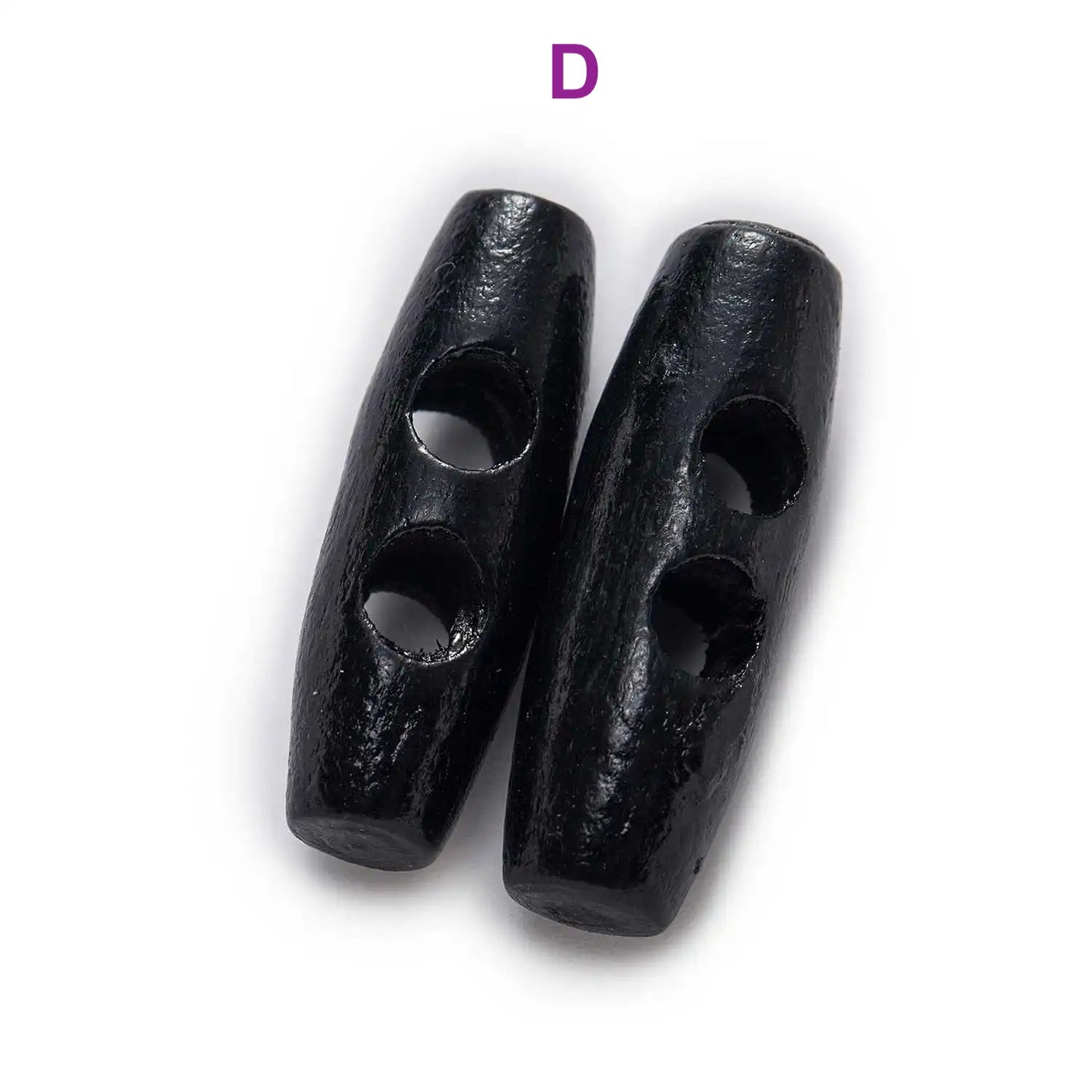 30/35/40/45/50/55/60mm 10pcs Toggle Wood Button