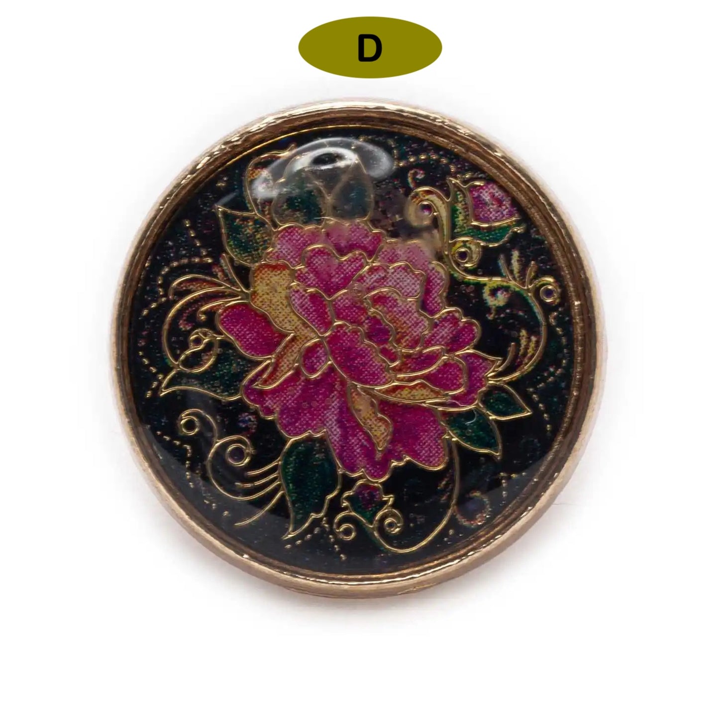 18mm 5PCs Retro Flower Metal Shank Button -DIY sewing/crochet/knitted/scrapbooking/clothing/needlework/suit/jacket