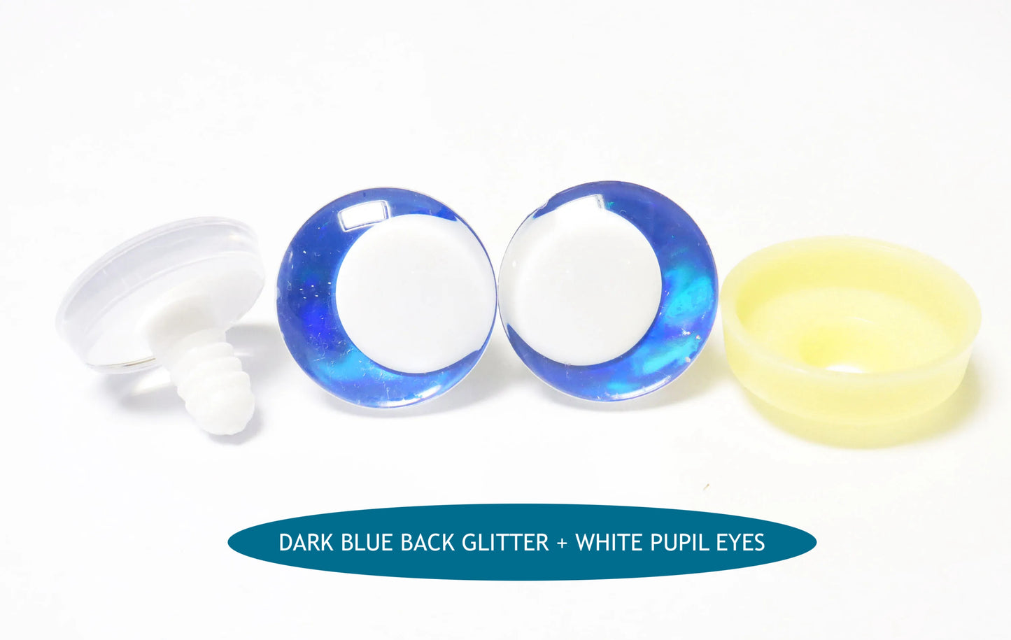 10Pairs Size 14-35mm Cartoon 3D Round Funny Toy Safety Eyes with Glitter Colour and White Pupil Eyes & Washer #DIY amigurumi plush stuffed making