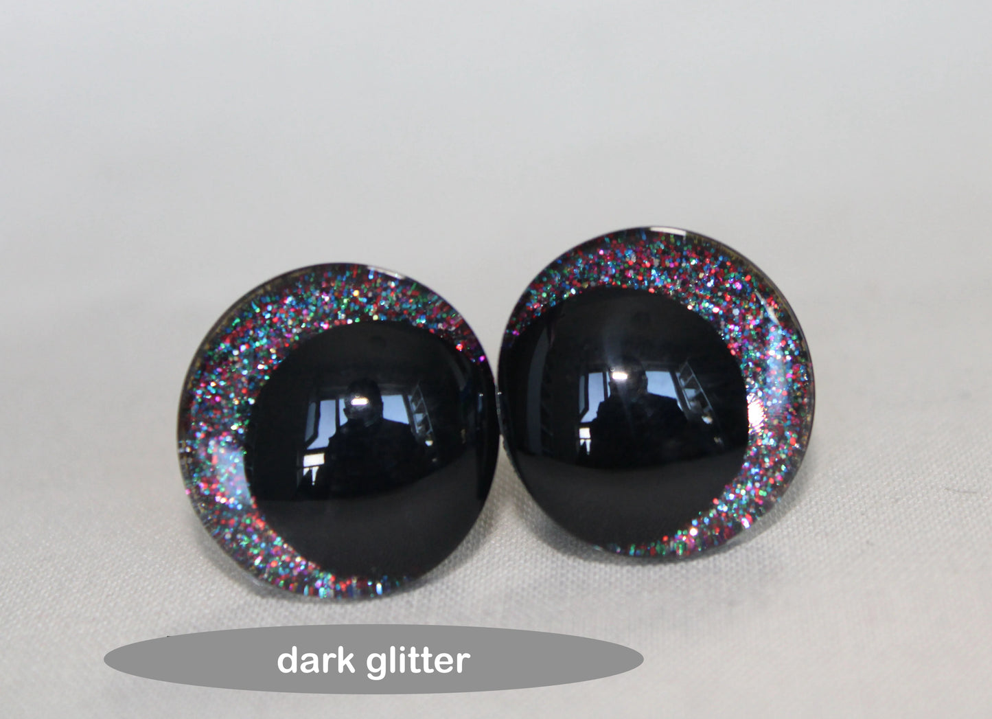 10Pairs Size 12mm 14mm 16mm 18mm 20mm Cartoon 3D Glitter Plush Funny Safety Eyes with washer and glitter colours #DIY Amigurumi Plush making