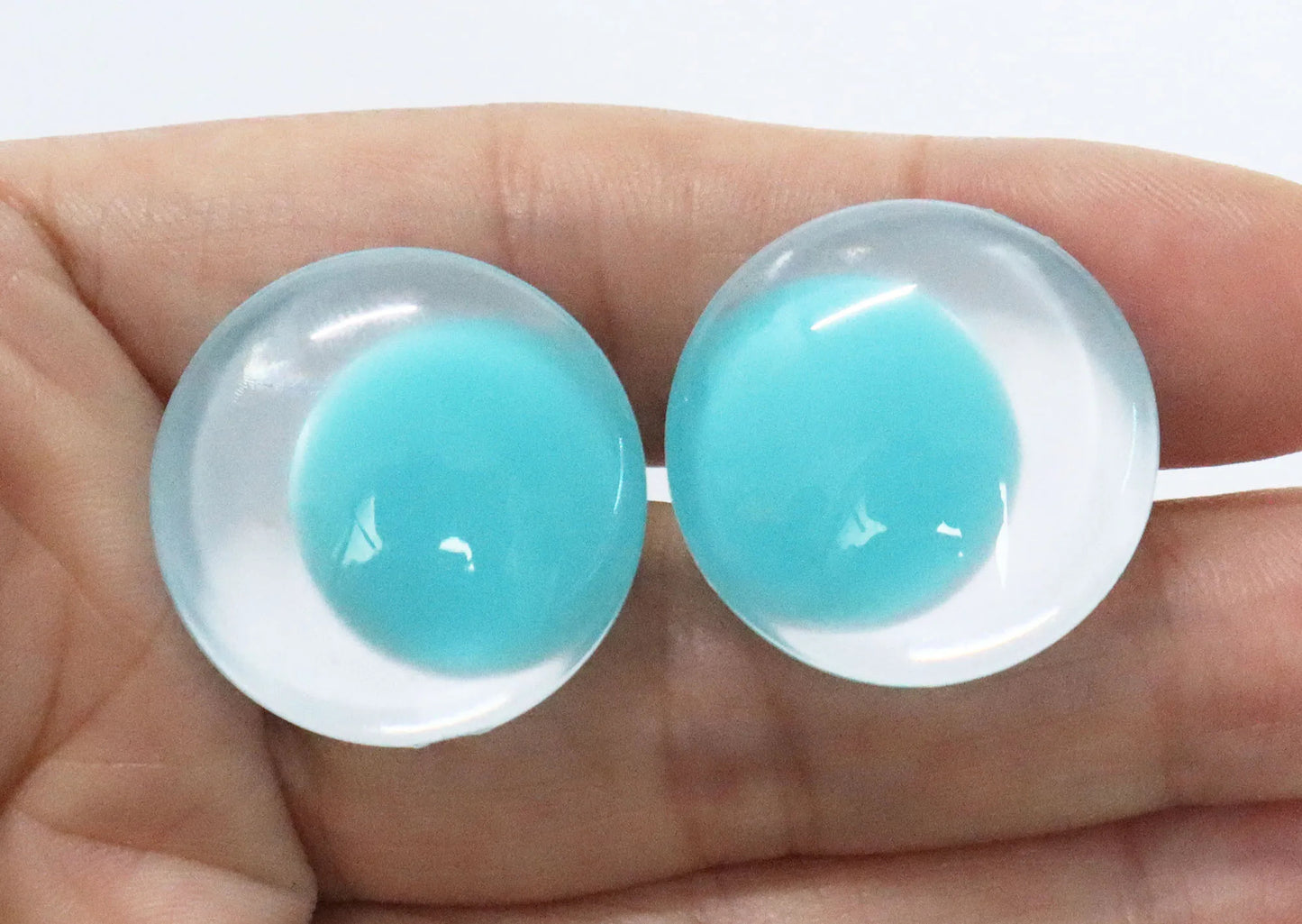 5Pairs 25mm30mm Cartoon Funny Safety Eyes with White Eyeball Disc on Assorted Colour Pupil Eyes & Washer #DIY Amigurumi Plush Stuffed making