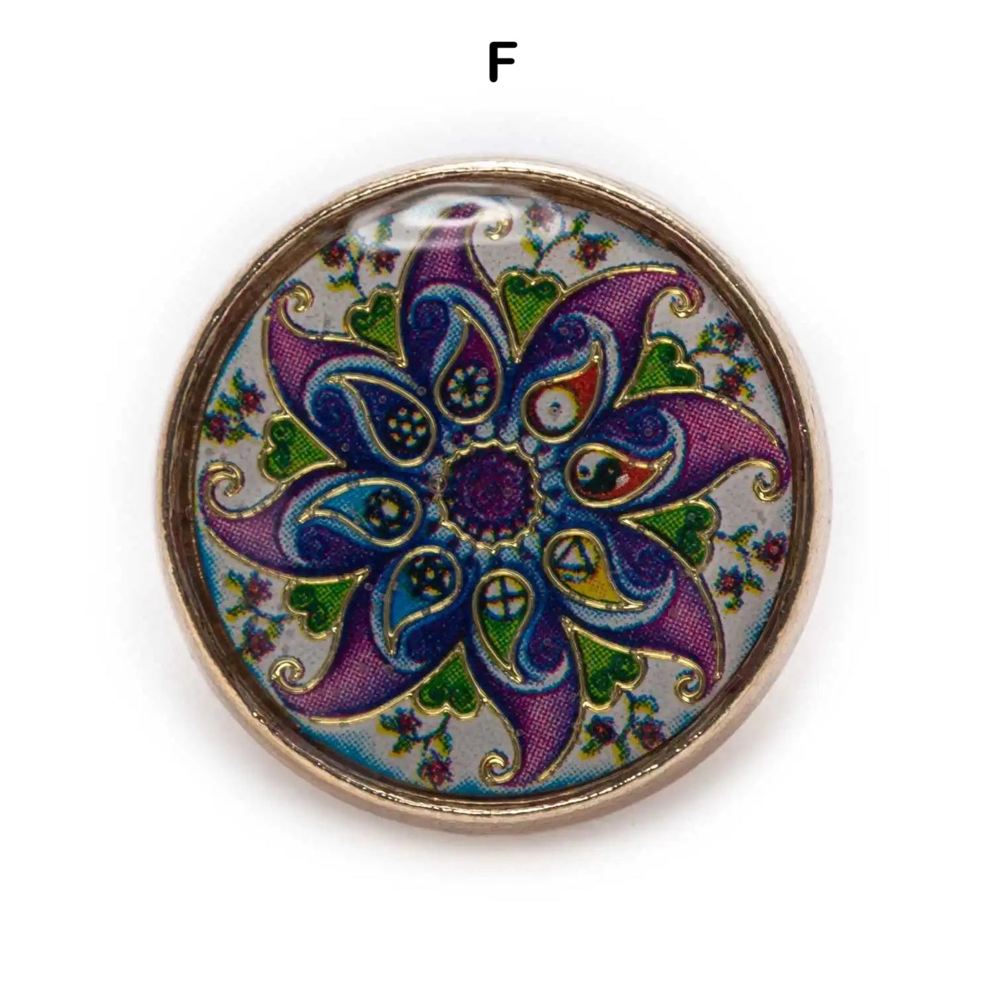 18mm 5PCs Retro Flower Metal Shank Button -DIY sewing/crochet/knitted/scrapbooking/clothing/needlework/suit/jacket