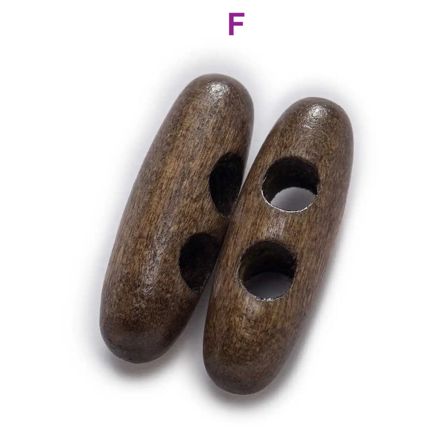 30/35/40/45/50/55/60mm - 10pcs Oval shape wooden toggle button #sewing/needlework/decorative/clothing-jacket/blazer/overcoat