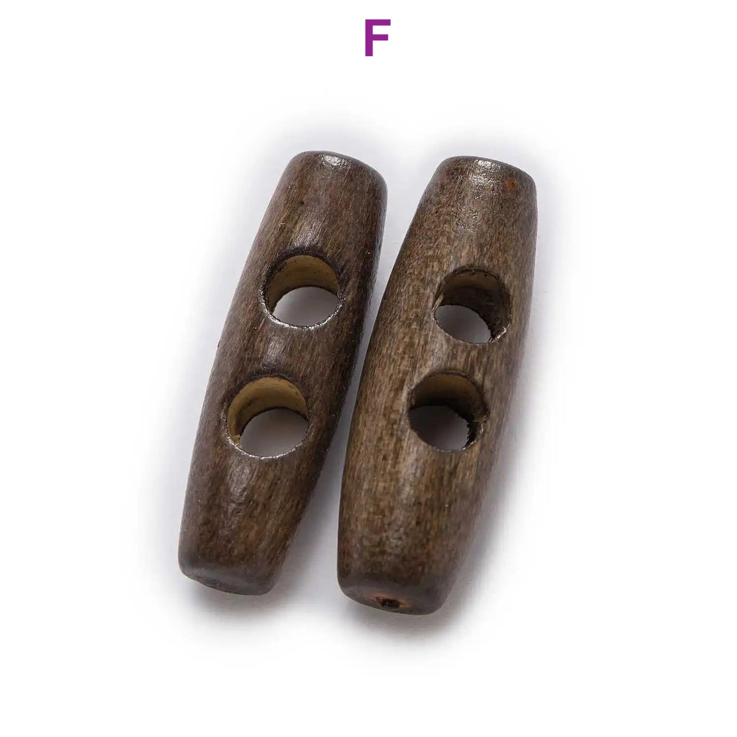 30/35/40/45/50/55/60mm 10pcs Toggle Wood Button