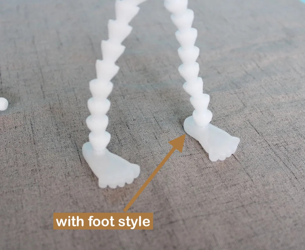 2PCs 34cm in Height Plush Toy Skeleton Moveable Joint with 2 Legs - using new14mm plastic joint DIY stuffed plushies making #animal craft #toy doll findings