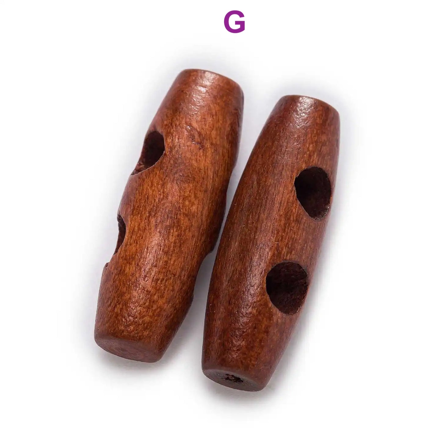 30/35/40/45/50/55/60mm 10pcs Toggle Wood Button