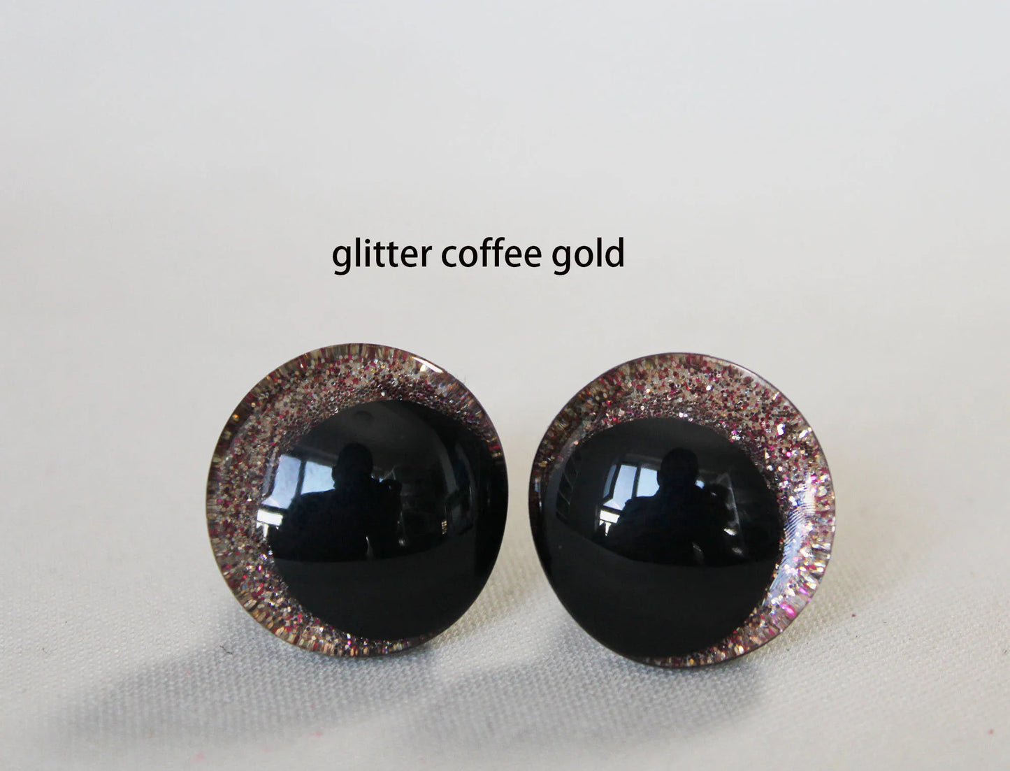 10Pairs Size 14mm 16mm 18mm 23mm 28mm Cartoon Round Glitter Funny Style Safety Eyes and washer #DIY doll animal plushies stuffed amigurumi making