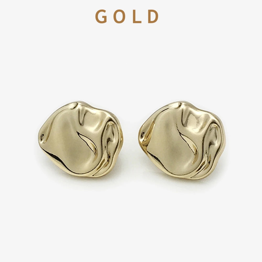 10PCs 12mm 17mm 22mm Stylish Shank Metal Button in Irregular Shaped Gold/Silver Button #DIY sewing jacket overcoat clothing needlework