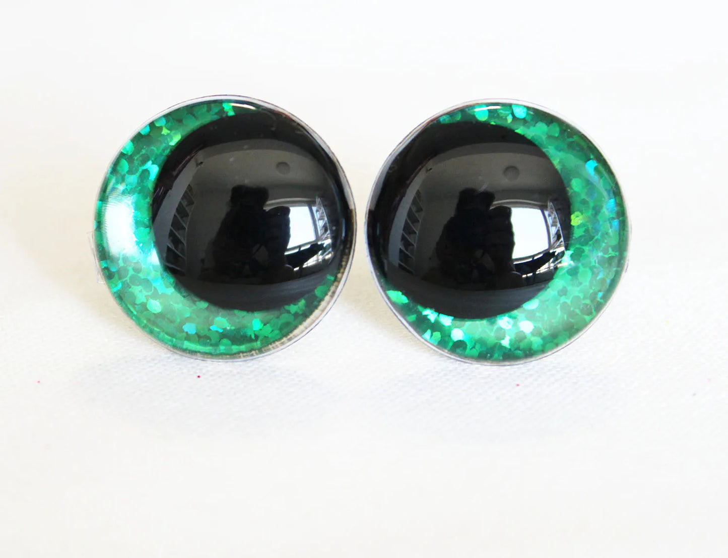 10Pairs Size 12/14/16/18/20/23/28mm Cartoon Round Safety Eyes with washer and glitter colours #DIY amigurumi plush making