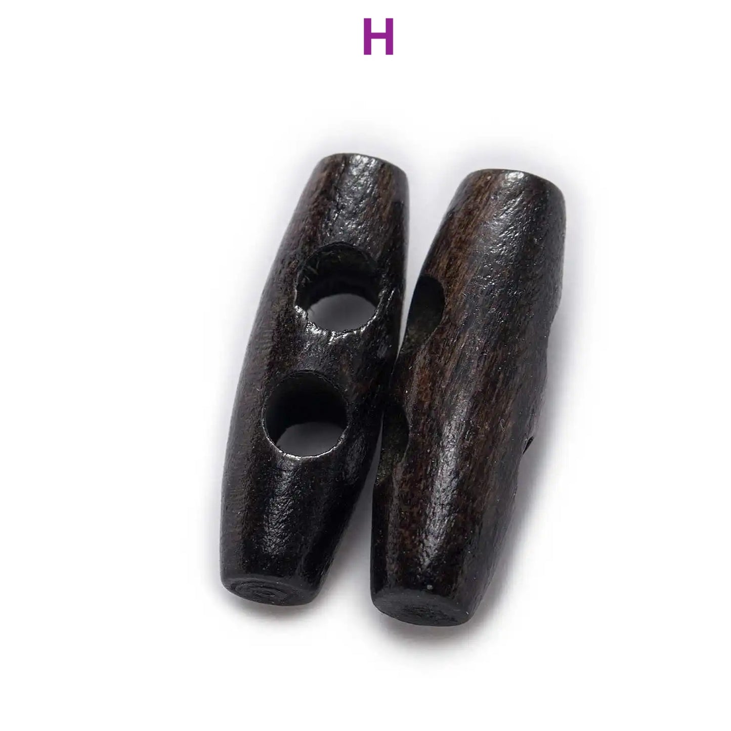 30/35/40/45/50/55/60mm 10pcs Toggle Wood Button