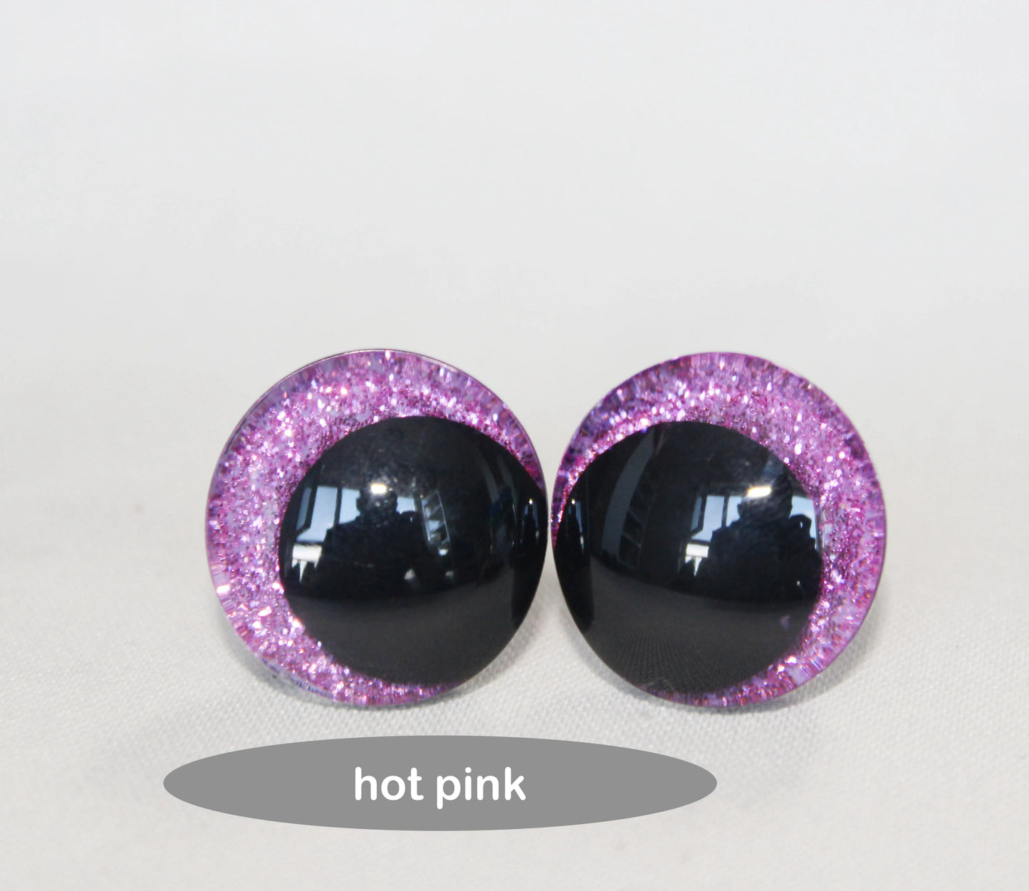 10Pairs Size 25mm 30mm 35mm 40mm Cartoon 3D Glitter Plush Funny Safety Eyes with washer and glitter colours #DIY Amigurumi Plush making